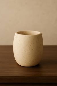 Ensemble de salle de bain en travertin artisanal, décoration rustique minimaliste en pierre, accessoires de salle de bain en pierre naturelle, style spa - Product Image 4