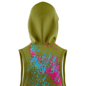 Haut sans manches brodé en polaire pour homme 2026 – Coupe régulière, idéal pour l'entraînement hivernal – Sweat à capuche sans manches par sublimation pour homme - Product Image 5