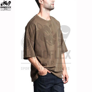 เสื้อยืดโอเวอร์ไซส์หนานุ่มทรงหลวม เสื้อหนา น้ำหนัก 280 กรัม ผ้าฝ้าย 100% เสื้อยืดเปล่าสำหรับผู้ชาย รับสกรีนโลโก้ตามสั่ง - Product Image 2