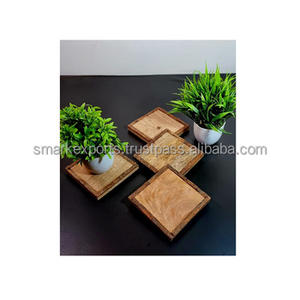 Dessous de verre en bois fait main d'approvisionnement direct d'usine pour la décoration de table avec des options de personnalisation et un service de vente en gros en vrac - Product Image 1