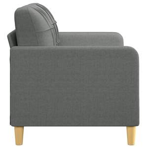 Sofá de poliéster gris oscuro de 2 plazas, 55,1 pulgadas de ancho de asiento, muebles duraderos para sala de estar - Product Image 4