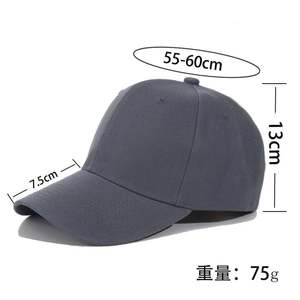 Gorra de béisbol de gamuza a la moda, gorra de papá personalizada, gorra deportiva retro sólida de alta calidad, gorra trucker lisa, OEM ODM, gorras en blanco de 6 paneles - Product Image 3