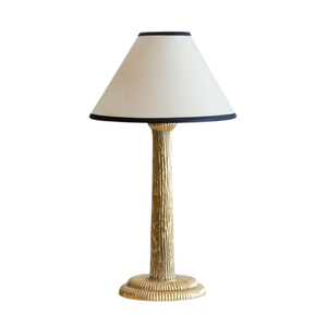 Ensemble de 2 lampes de table finition or antique avec abat-jour en tissu blanc pour chambre à coucher, salon, chevet, décoration intérieure - Product Image 5