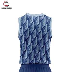 Nuevo Diseño de Logotipo Personalizado, Uniforme de Baloncesto para Hombre, Uniforme Deportivo Transpirable de Malla de Secado Rápido, Ropa de Equipo de Baloncesto - Product Image 5