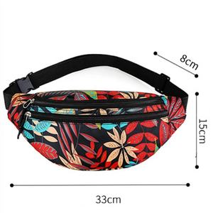 Riñonera Deportiva Unisex con Logotipo Personalizado, Impermeable, de PU, con Patrón Geométrico, Cinturón Ajustable, Bolso Bandolera - Product Image 2