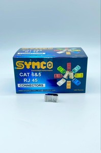 Symco ขั้วต่อ FTP Cat6 SM-6F (ทอง1U) ขั้วต่อเครือข่ายปลั๊กโมดูลาร์อีเทอร์เน็ต8P8C ขั้วต่อเครือข่ายที่มีประสิทธิภาพสูง - Product Image 2