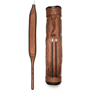 Bolsa de Golf de Cuero Genuino Vintage de Primera Calidad, Ligera, Gran Capacidad, Impermeable, Antideslizante, con Cierre - Product Image 4