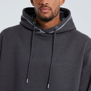 Sudadera con Capucha para Hombre, de Algodón Suave, Cómoda, Estilo Casual Urbano, Estampada, Larga, Holgada, Talla XXS, Moda de Invierno - Product Image 5