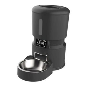 Distributeur automatique de nourriture pour animaux de compagnie Sudex 4,5 L avec minuterie, contrôle par bouton, pour aliments secs, garantissant fraîcheur et sécurité, avec fonction d'enregistrement vocal et application - Product Image 3