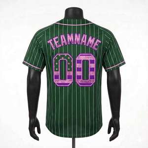 Comfortable Sports Wear Softball Jersey Made in Pakistan Wholesale Custom Sublimation Baseball Jerseys Breathable Button Down - Product Image 4
