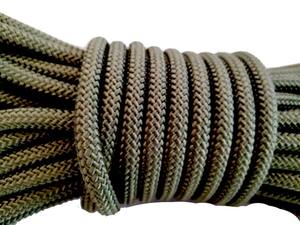 Cuerda de Escalada Estática de 10 mm, Color Verde Oliva, Cuerda Industrial para Exteriores, Cuerda de Seguridad Trenzada de Alta Resistencia para Uso en Campamentos - Product Image 5
