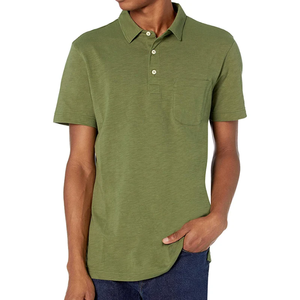 เสื้อโปโลชายมาใหม่ สวมใส่ได้ทั้งแบบธุรกิจและลำลอง เหมาะสำหรับฤดูร้อน เนื้อผ้าเย็นสบาย คุณภาพสูง สามารถสั่งทำได้ - Product Image 4