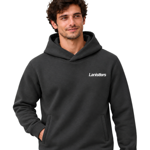 Sudadera con Capucha para Hombre, Corte Holgado, Sin Cordón, Puños Acanalados, Manga Larga, Logotipo Pequeño en el Pecho, Fabricación Personalizada al por Mayor OEM - Product Image 4