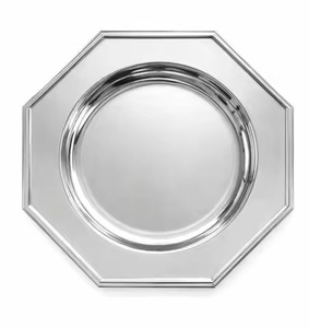 Assiette de Présentation Haut de Gamme en Acier Inoxydable – Assiette Décorative en Métal pour Mariages, Banquets, Hôtels, Restaurants et Traiteurs - Product Image 4