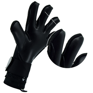 Gants de gardien de but de football pour enfants et adolescents, respirants, en latex, antidérapants, à doigts entiers, fermeture à boucle pour un entraînement professionnel - Product Image 3