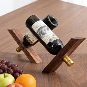 Wooden Craft Wine and <b>Beer</b> Display Stand with unique Design Rack for Professional Beverage Presentation and Wedding Occasion - Product Image 1
