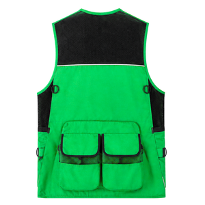 Gilet Softshell Respirant pour Hommes Adultes, Couleur Unie, Sans Manches, Vêtement de Chasse d'Automne, Matière Nylon, Poches, Ceinture Ajustable, Personnalisable - Product Image 4