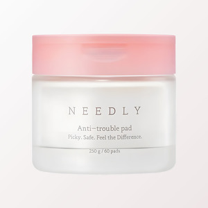 Tampons tonifiants pour le visage NEEDLY Korean Anti-Trouble Pad 250g 60 feuilles Fabriqué en Corée Huile d'olive blanche Tous types de peau - Product Image 4
