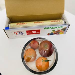 Gran oferta 2026: Rollo gigante de film estirable de PVC de grado alimenticio para envasado y conservación de alimentos, listo para enviar, longitud 400m - Product Image 3