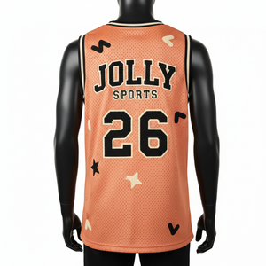 Maillot de basket-ball pour homme en mesh à séchage rapide GSM, coupe athlétique, impression de logo personnalisée, t-shirt 100% coton pour homme, coupe ample, imprimé - Product Image 2