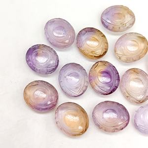 ลูกปัดอเมทรินแกะสลักลายตาปีศาจธรรมชาติขายดีที่สุด ขนาด 12 มม. ลูกปัดอเมทรินรูปทรงตาแกะสลักสำหรับทำเครื่องประดับขายส่ง - Product Image 4