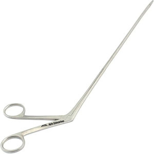 Pinces auriculaires crocodiles/alligatrices de qualité supérieure, 12 pouces, en acier inoxydable, instrument chirurgical ORL avec mâchoires dentées de précision, longue portée - Product Image 1