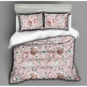 Parure de draps en coton DIVINE 500TC, simple, 60x90 pouces, imperméable, pour hôtel, motif brodé, modèle draps de lit - 4 pièces, taille King - Product Image 1