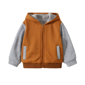 Sweat à capuche pour bébé garçon, manches longues, 100% coton, respirant, décontracté, personnalisé, haute qualité, vente en gros - Product Image 1