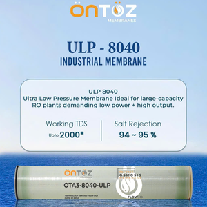 Membrana de Ósmosis Inversa ONTOZ ULP 8040 de Alta Calidad, Elemento de Membrana de Plástico para Filtración de Agua con Alto TDS, Operación Eléctrica/Manual, Membrana RO Industrial - Product Image 4