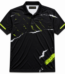 Camisas de Golf de Lujo para Hombre, Premium, 100% Poliéster, Secado Rápido, Manga Corta, Estilo Casual Elegante, Personalizadas para Empresas, Impresión Digital, Color Sólido - Product Image 1