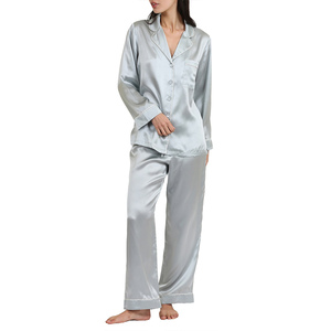 Venta al por Mayor de 2 Piezas de Camisones Sexys de Talla Grande, Conjunto de Lencería de Encaje y Satén para Mujer, Ropa de Dormir Suave de Seda - Product Image 3