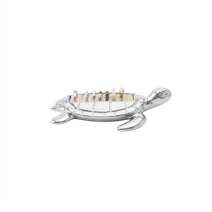 Expositor de Joyas de Lujo en Forma de Guepardo Plateado, Soporte Metálico para Anillos, Organizador de Joyas al por Mayor para Boutiques y Decoración del Hogar - Product Image 2