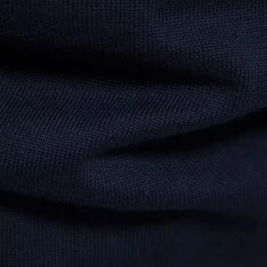 Sweat-shirt à demi-zip pour homme avec col montant, doublure en polaire brodée, 100% coton, hiver, extérieur - Product Image 6