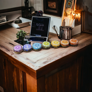 Seven Chakras Healing Orgonite Booster Set Piedra semipreciosa Artesanía Meditación Reiki Feng Shui con chips de cristal natural a granel - Product Image 5