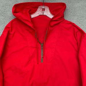 Veste de pluie sportive rouge pour homme, coupe-vent, pull-over décontracté, grande taille, coton, imperméable, réversible, automne - Product Image 4