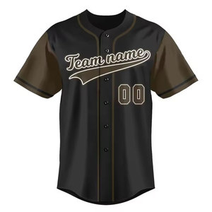 Camiseta de béisbol para hombre, estilo clásico con botones, ropa deportiva, ajuste cómodo para prácticas de equipo y uso deportivo diario. - Product Image 1