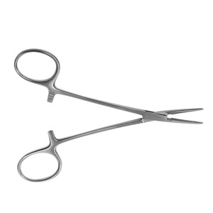 Pinces à moustiques Halsted de haute qualité 14 cm, pointe fine droite, mâchoire dentelée, en acier inoxydable, pince hémostatique chirurgicale certifiée CE - Product Image 5