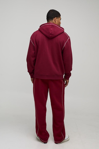 Nouvelle Arrivée Sweat-shirt à Capuche en Polaire Marron pour Homme Coupe Classique Couleur Unie avec Poche Design Casual Vêtement d'Automne 100% Coton - Product Image 3