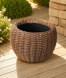 Multicolor Rattan Planter Perfect For Indoor Outdoor Plants Boho Home Decor Woven And Decorative <b>Pot</b> <b>Holder</b> From india - Product Image 6