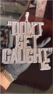 Colgante de Nombre Personalizado para Hombre, con Incrustaciones de Moissanita, Letra y Número Personalizados, Joyería de Moda - Product Image 3