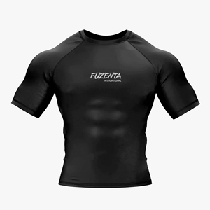 <b>Custom</b> Sublimation <b>Design</b> Men's Streetwear <b>Compression</b> <b>Shirt</b> Performance Short Sleeves Grappling Strength Bodybuilding Gym <b>Shirt</b> - Product Image 2