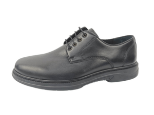 Zapatos Oxford de Vestir para Hombre, Negros, de Piel de Oveja, con Cordones, Punta en Pico, para Oficina y Carrera Profesional, Color Sólido, Suela de TPR, para Todas las Temporadas - Product Image 3