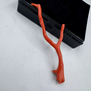 ลูกปัดปะการังแดงอิตาลีธรรมชาติ รูปทรงกิ่งไม้ สำหรับทำเครื่องประดับ ปะการังรูปทรงต้นไม้ คุณภาพสูง - Product Image 1