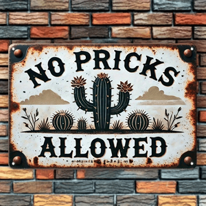 CIFbuy Plaque décorative murale en bois style vintage rustique en aluminium 12x8 pouces TikTok pour service de retrait Temu 30.5x20.3cm - Product Image 3