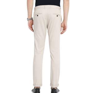 Pantalon Chino Homme OEM ODM Coupe Slim Léger Respirant en Coton pour l'Été – Bas de Tenue Masculin Tendance Style Personnalisé - Product Image 3
