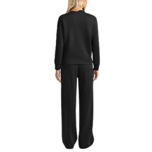Ensemble de survêtement pour femme de haute qualité, coupe ample et épaisse, tenue d'hiver, sweat-shirt et pantalon de jogging personnalisés - Product Image 3