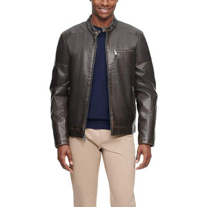 Chaqueta de cuero para hombre de última moda, alta calidad, 100% piel de vaca original, tela de alta calidad para chaqueta de invierno para hombre - Product Image 4