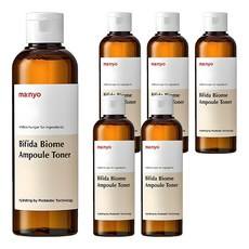 Set di 6 Flaconi di Tonico Idratante Bifida Biome Ampoule da 210ml di Manyo Factory a Prezzo Scontato - Product Image 1