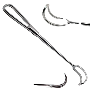 Green <strong>Thyroid</strong> <strong>Retractor</strong> 8.75" Stainless Steel Reusable Manual Surgical Veterinary Dental Orthodontic Instrument Dogmatic - Product Image 5