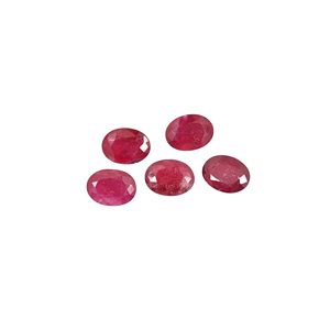 Piedra Preciosa Suelta de Rubí Natural Ovalada de 8x6 mm y 1.40 Quilates para Joyería - Product Image 3